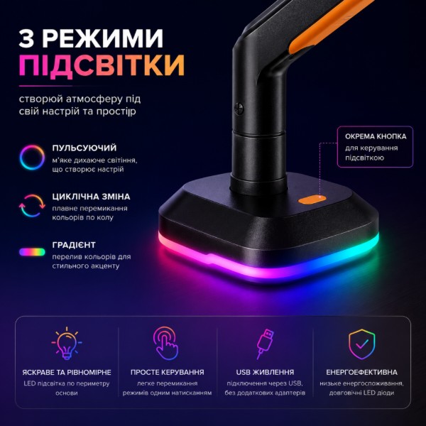 Фото - Кріплення настільне iTECH LDT63-C012GL